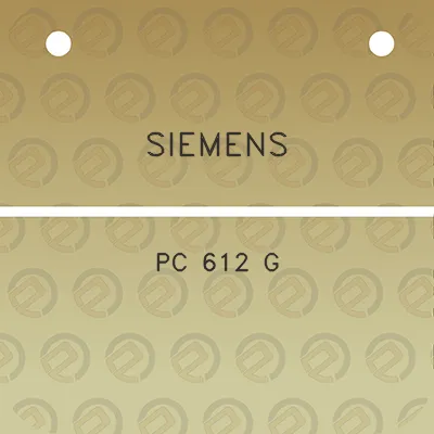 siemens-pc-612-g