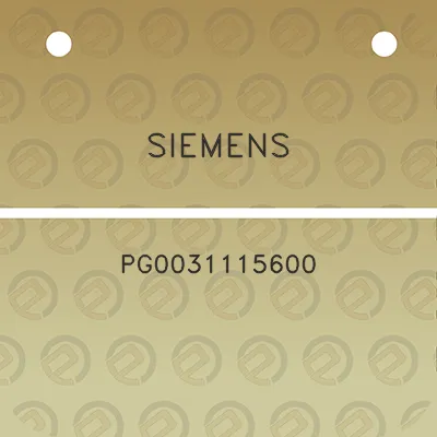 siemens-pg0031115600