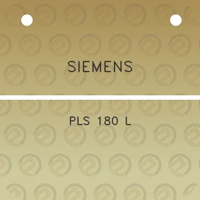 siemens-pls-180-l