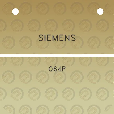 siemens-q64p