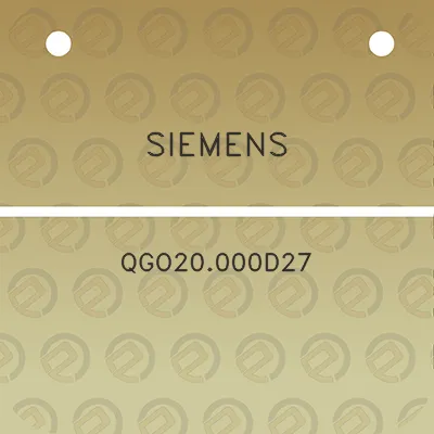 siemens-qgo20000d27