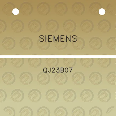 siemens-qj23b07