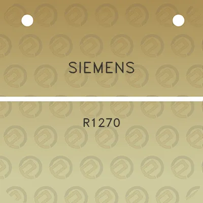 siemens-r1270