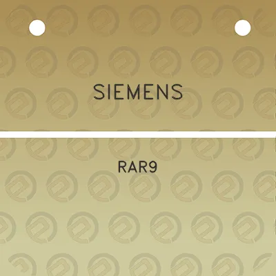 siemens-rar9