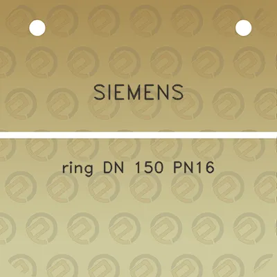 siemens-ring-dn-150-pn16