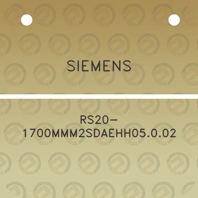 siemens-rs20-1700mmm2sdaehh05002