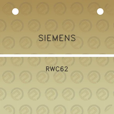 siemens-rwc62