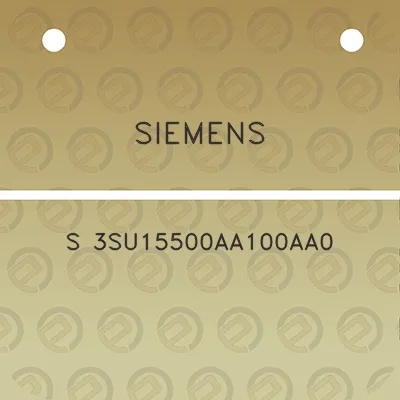 siemens-s-3su15500aa100aa0