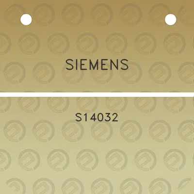 siemens-s14032