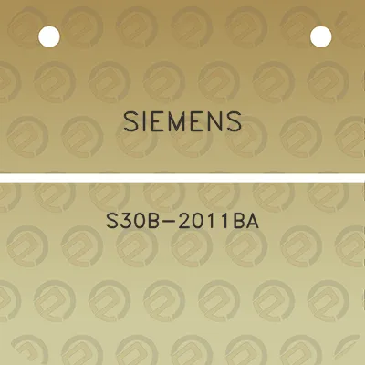 siemens-s30b-2011ba