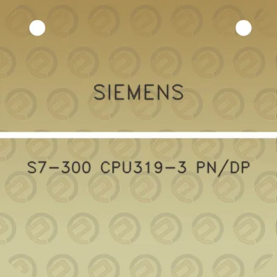 siemens-s7-300-cpu319-3-pndp