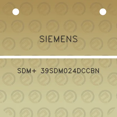 siemens-sdm-39sdm024dccbn