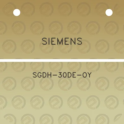 siemens-sgdh-30de-oy