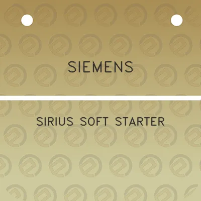 siemens-sirius-soft-starter