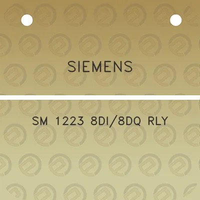 siemens-sm-1223-8di8dq-rly