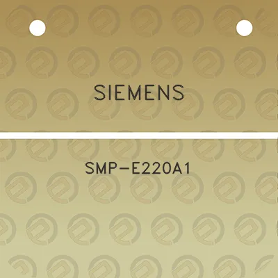 siemens-smp-e220a1