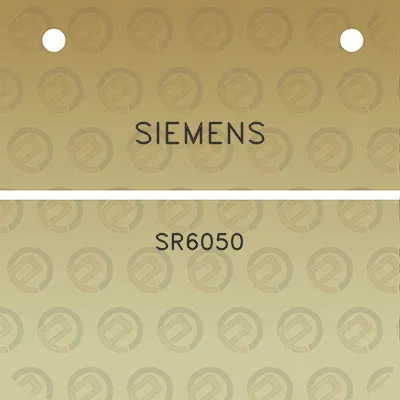 siemens-sr6050