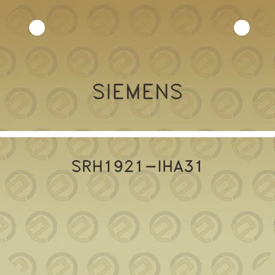 siemens-srh1921-iha31