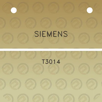 siemens-t3014