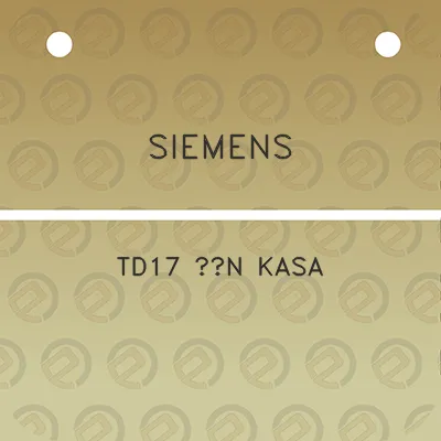 siemens-td17-on-kasa