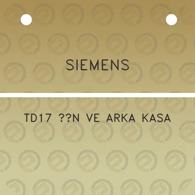 siemens-td17-on-ve-arka-kasa