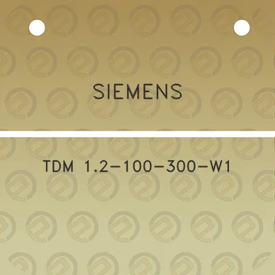 siemens-tdm-12-100-300-w1