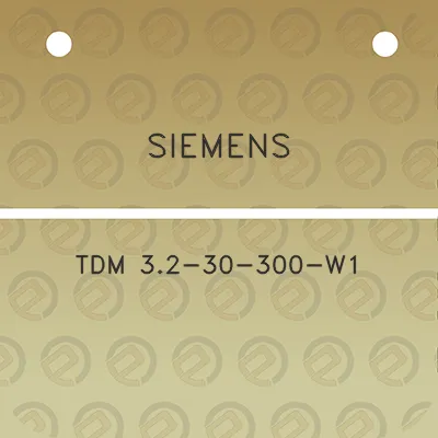 siemens-tdm-32-30-300-w1