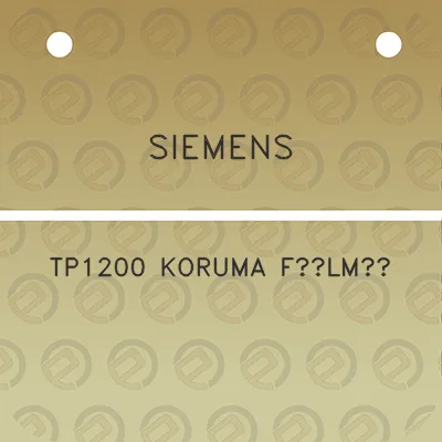 siemens-tp1200-koruma-filmi