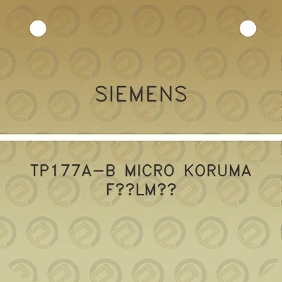 siemens-tp177a-b-micro-koruma-filmi