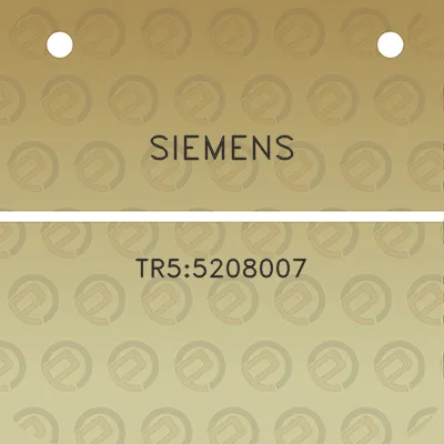 siemens-tr55208007