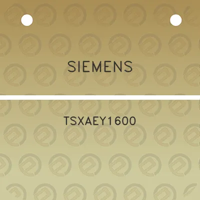 siemens-tsxaey1600