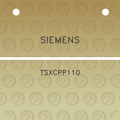 siemens-tsxcpp110