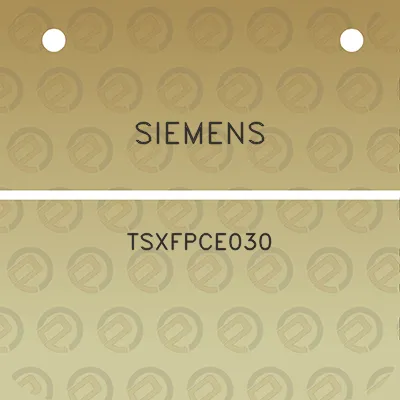 siemens-tsxfpce030