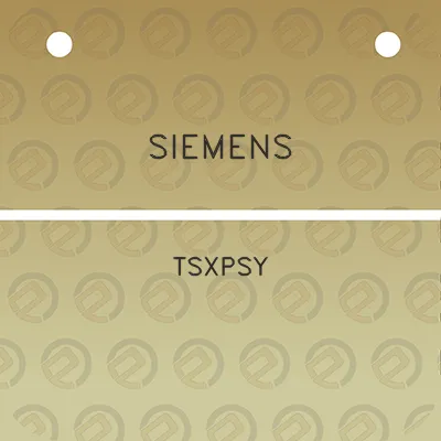 siemens-tsxpsy