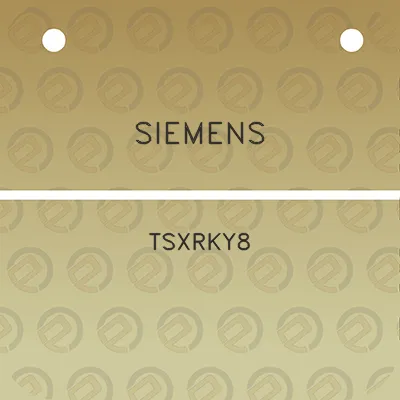 siemens-tsxrky8