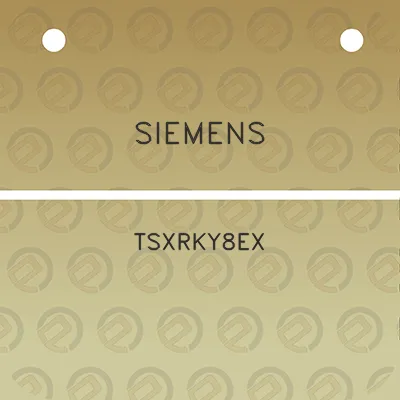 siemens-tsxrky8ex