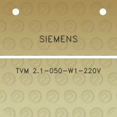 siemens-tvm-21-050-w1-220v