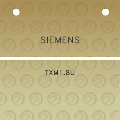 siemens-txm18u