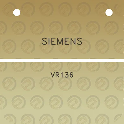 siemens-vr136