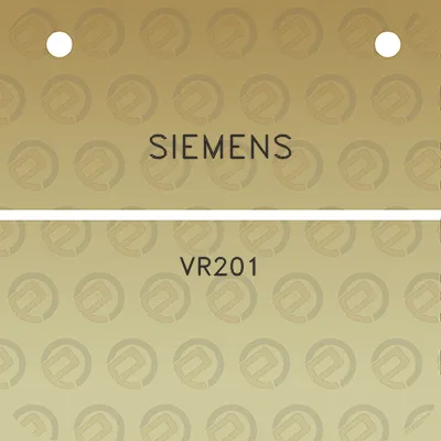 siemens-vr201