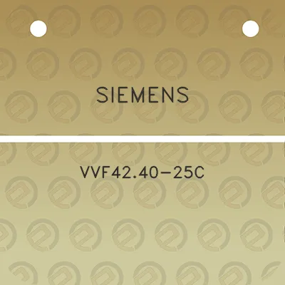 siemens-vvf4240-25c