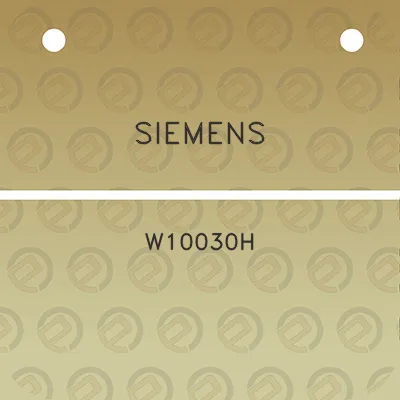 siemens-w10030h