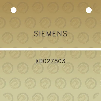 siemens-xb027803