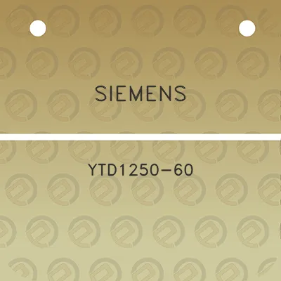 siemens-ytd1250-60