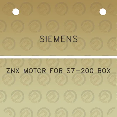 siemens-znx-motor-for-s7-200-box