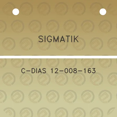 sigmatik-c-dias-12-008-163