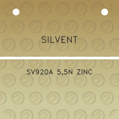 silvent-sv920a-55n-zinc