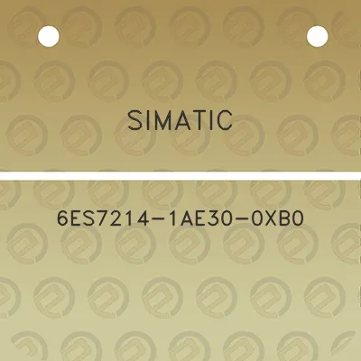 simatic-6es7214-1ae30-0xb0