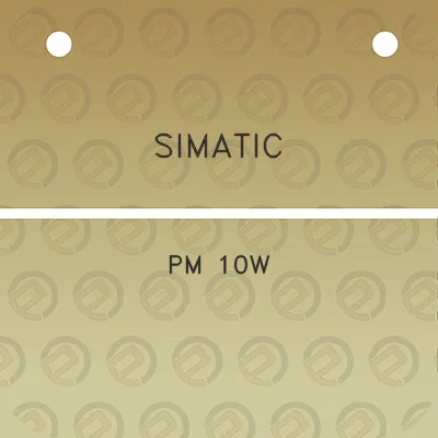 simatic-pm-10w