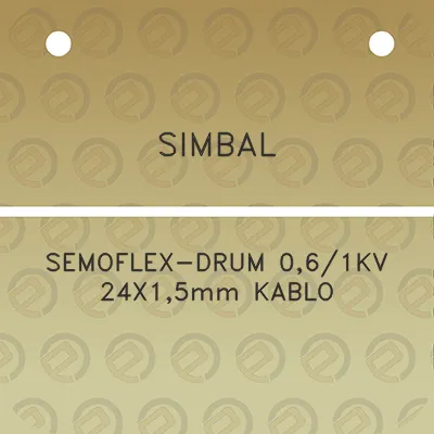 simbal-semoflex-drum-061kv-24x15mm-kablo